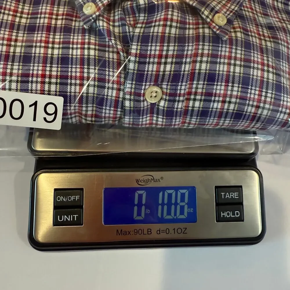 Ralph Lauren Blake Plaid Button Down Shirt XL Red Blue Cotton Classic Fit